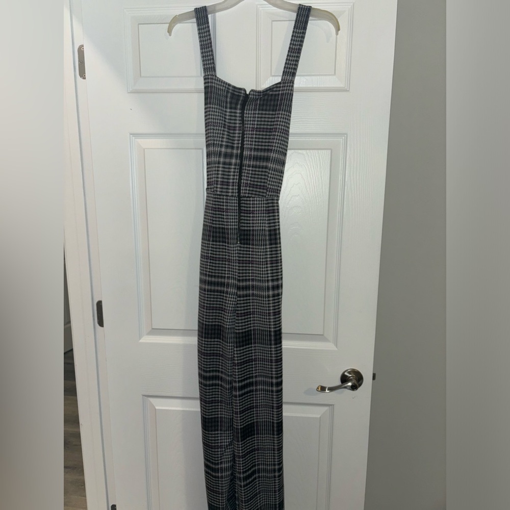 Plaid Jumpsuit